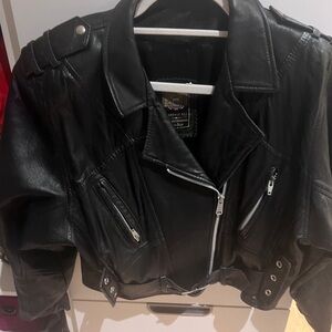 Laurence Roy Women's Black Leather Jacket